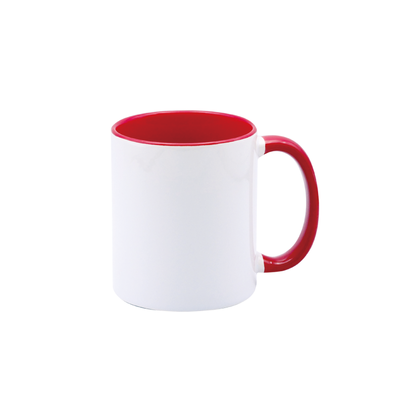 2トーンマグカップ　赤