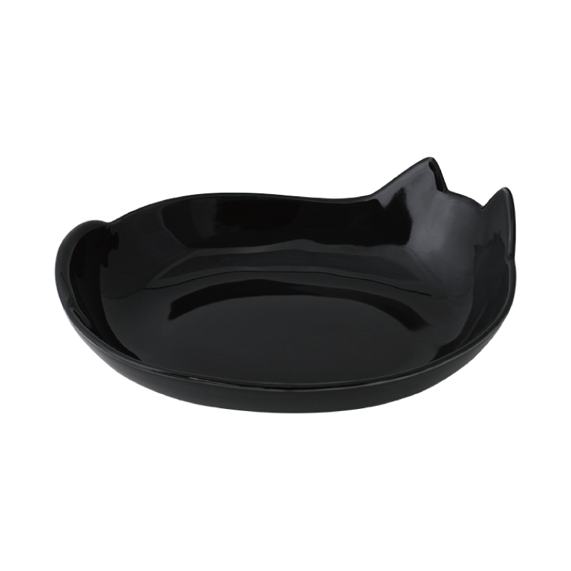 黒ネコプレート大